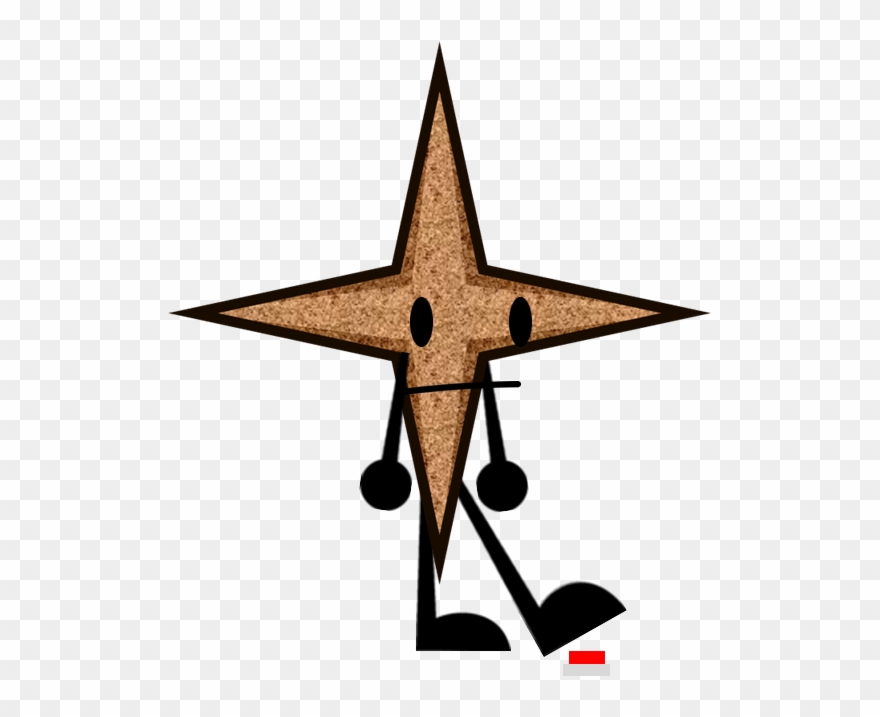 Rusty Shuriken Pose Clipart