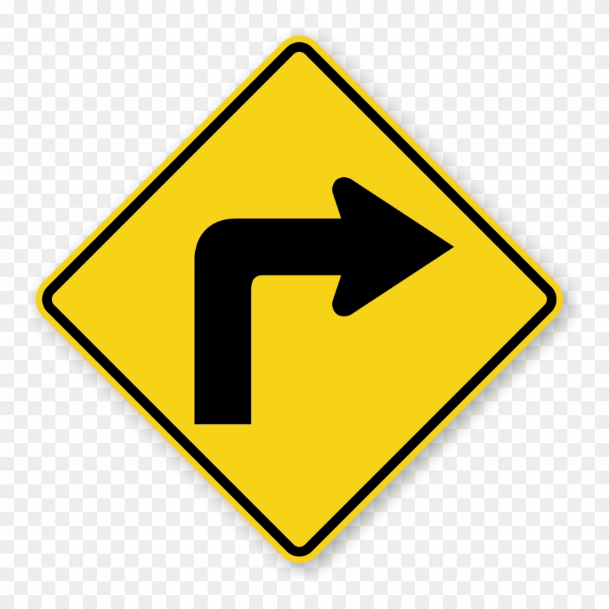 Right Turn - Traffic Signs Right Turn Clipart