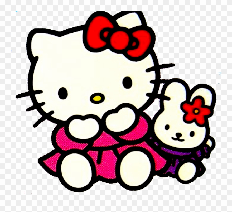 Visit - Hello Kitty Name Tag Clipart