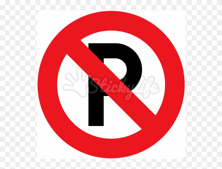 No Parking Aluminum Sign - Parking Violation Icon Clipart