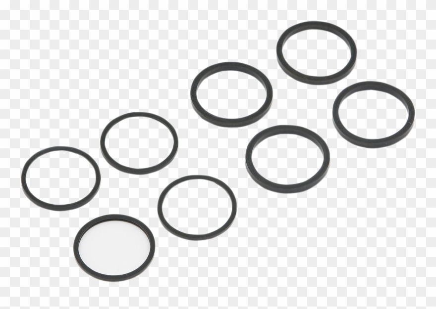 Drag Specialties Front Rear Brake Caliper Seal Kit - Circle Clipart