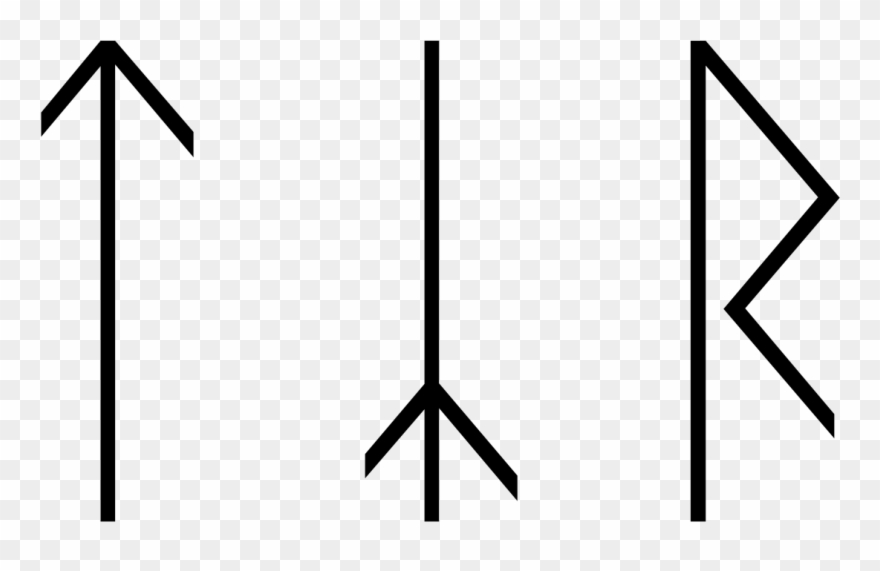 Týr - Norse Mythology Tyr Symbol Clipart