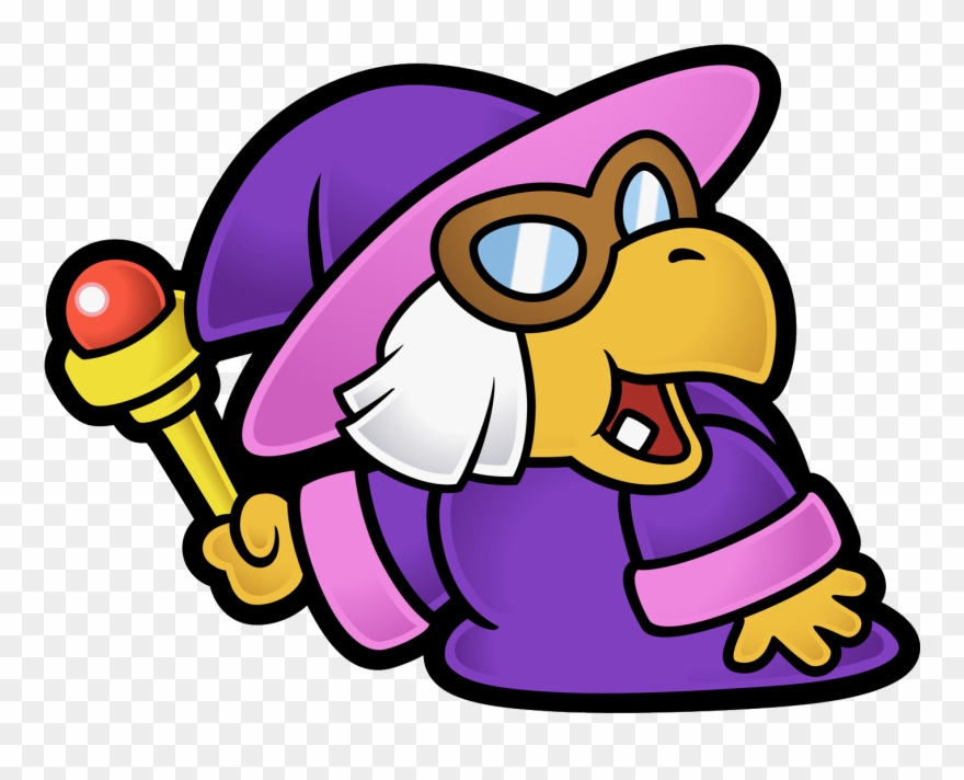 Kammy Koopa - Paper Mario Kammy Koopa Clipart