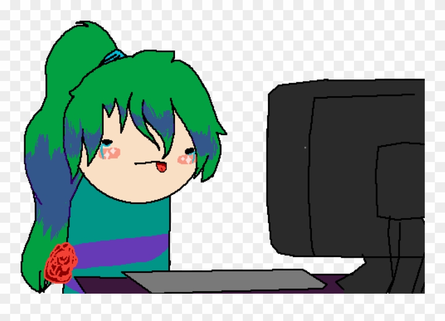 Drawing On A Mouse Pad Be Like - Cartoon Clipart