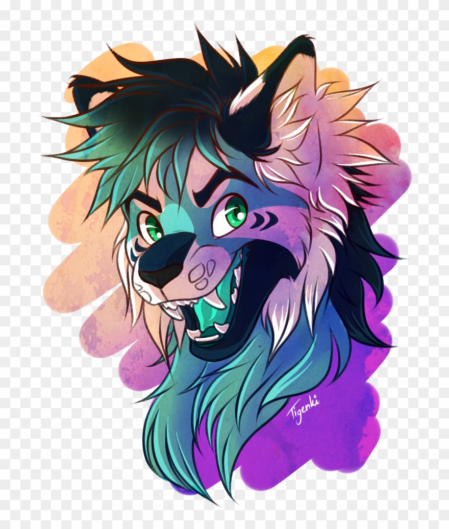 Temper Portrait - Cartoon Clipart