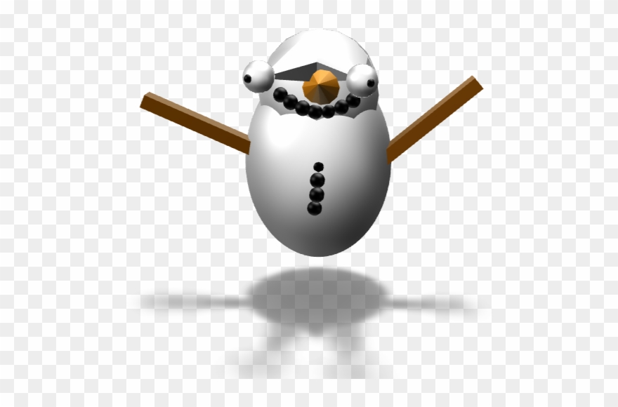 Snowman Vs3 - Cartoon Clipart