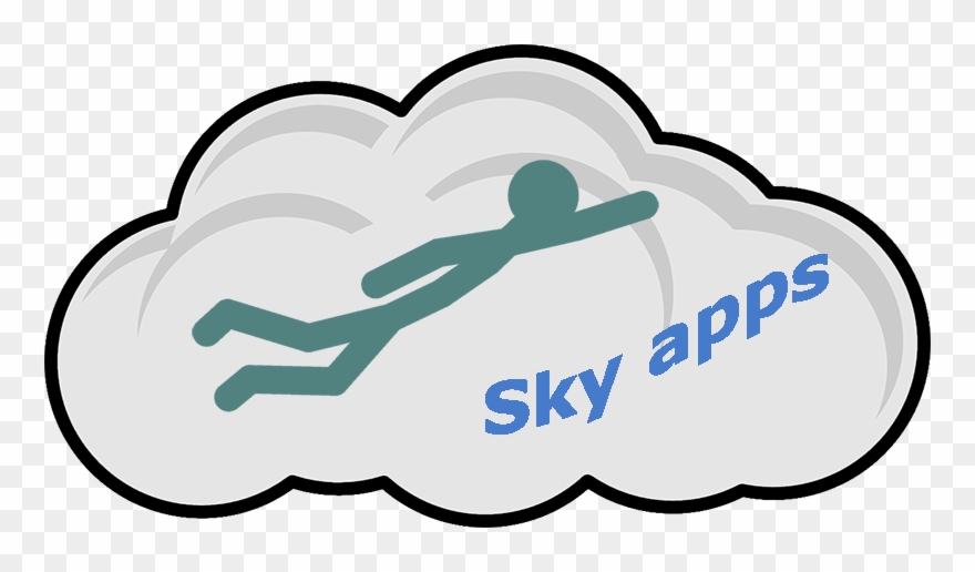 Skyappsgames - Clouds With Sun Black And White Clipart