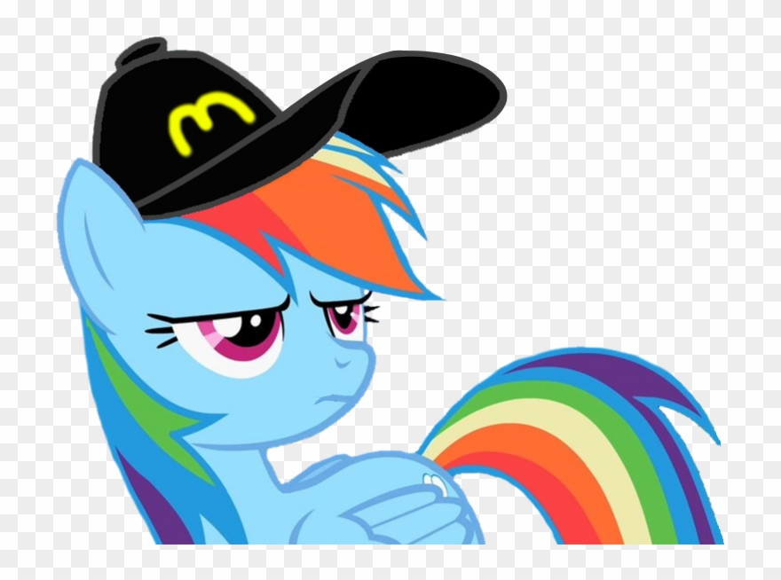 Edit, Mcdonald's, Mcdonalds Swag, Pegasus, Pony, Rainbow - Sad Rainbow Dash Clipart
