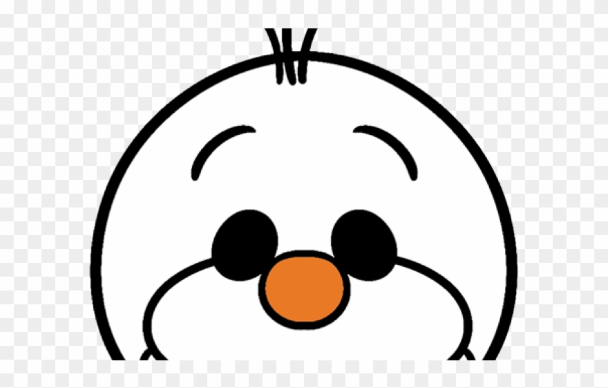 Frozen Clipart Tsum - Colouring Tsum Tsum Frozen - Png Download