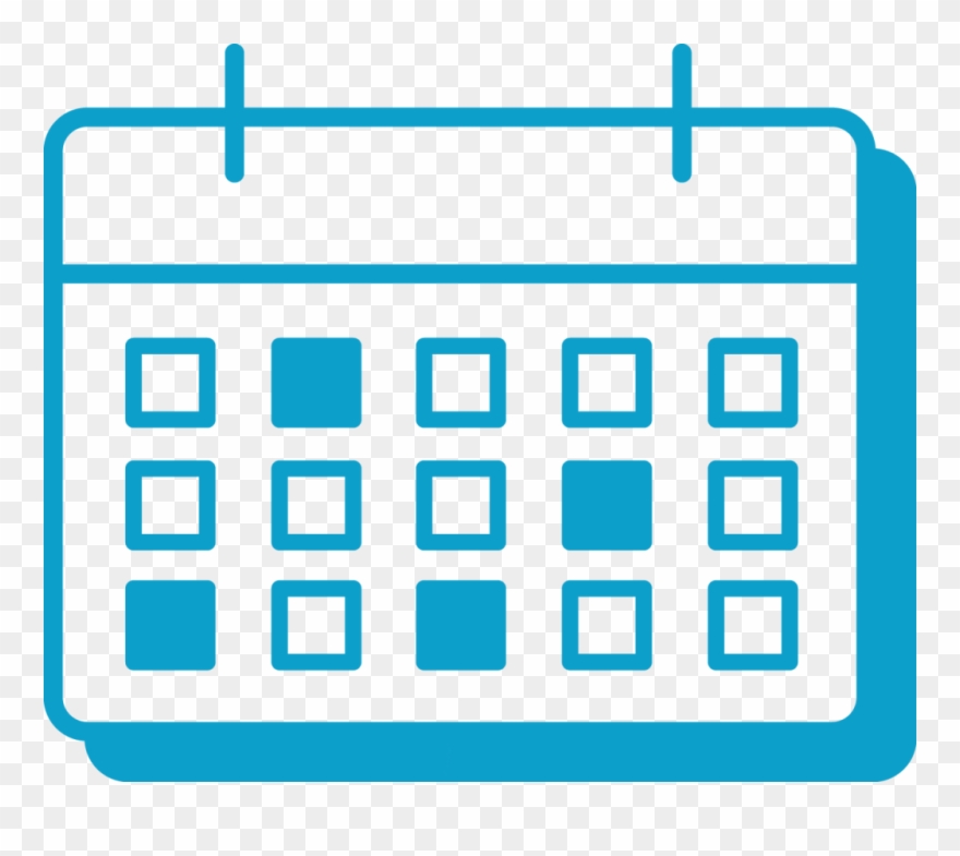 Calendario Sincro-azul Clipart