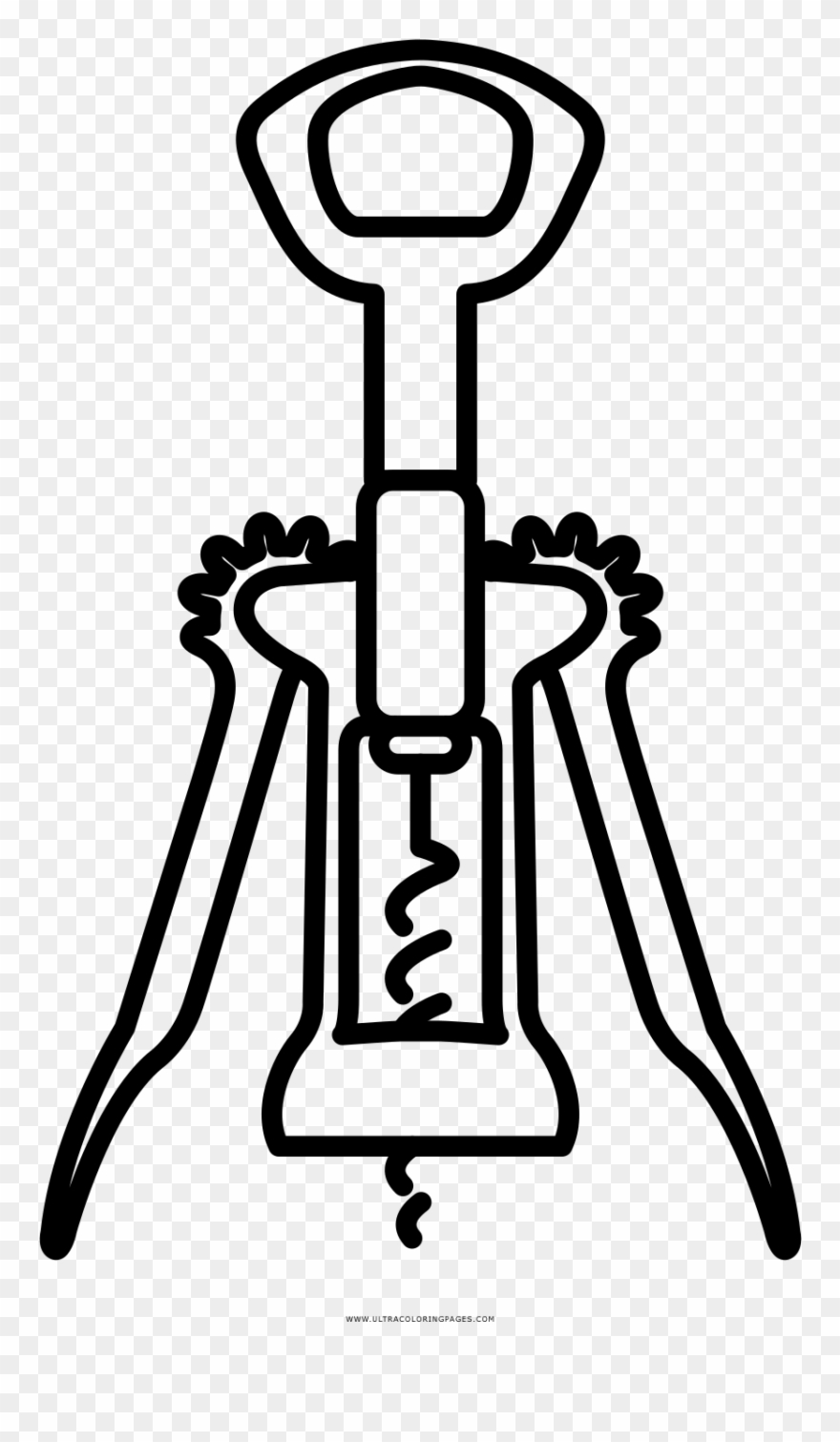 Bottle Opener Coloring Page - Abre Botellas Para Colorear Clipart