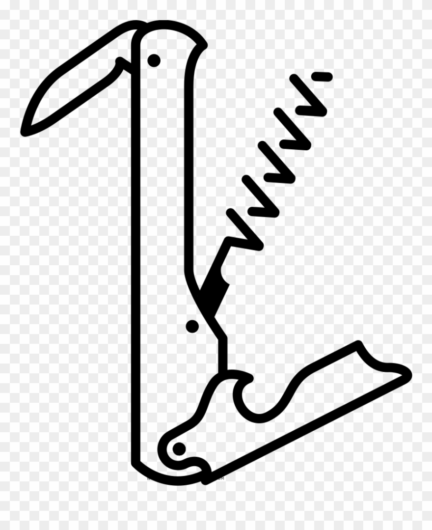 Bottle Opener Coloring Page Clipart