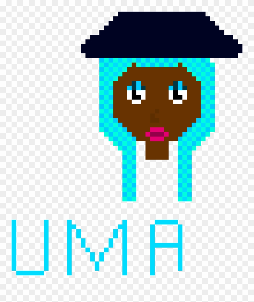 Direct Image Link - Pixel Art Descendants Uma Clipart