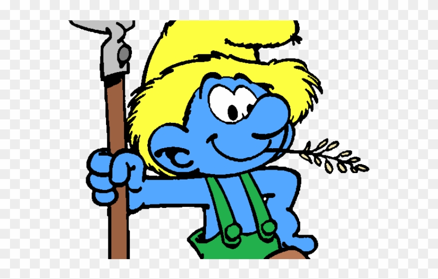 Thunderstorm Clipart Hace - Farmer Smurf - Png Download