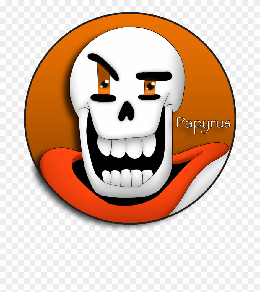 Papyrusbutton Original Clipart