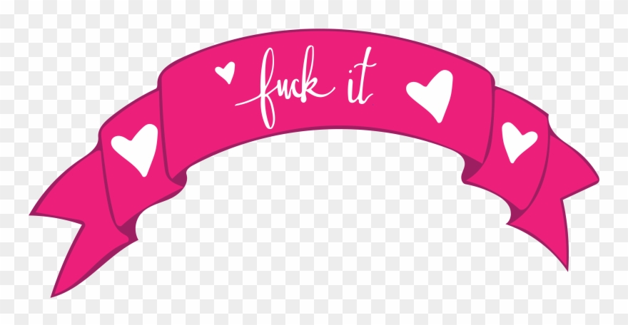 Fuck It Ribbon Clipart