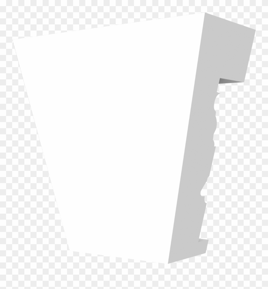 7072 - Shaped Keystone - Silhouette Clipart