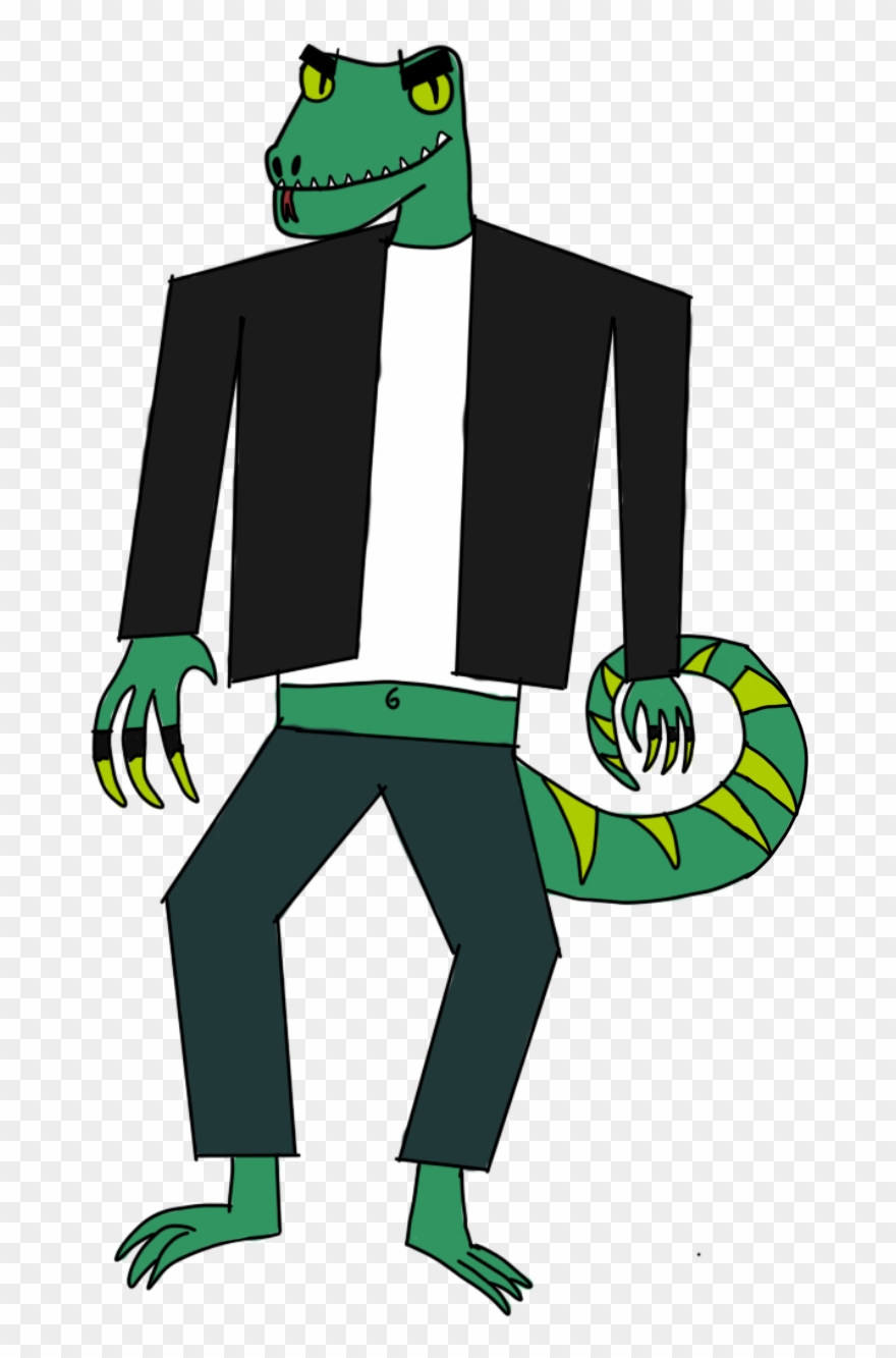 Lizard Guy - Cartoon Clipart