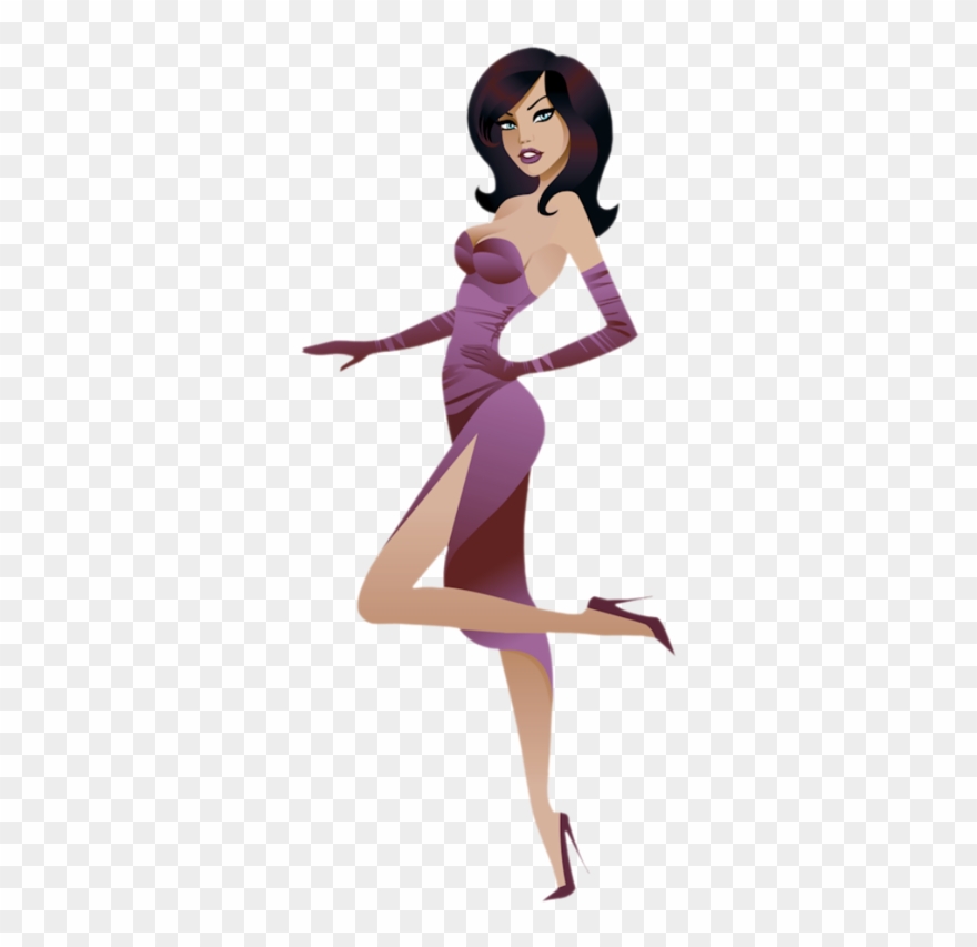 Glamour Clip Art Sexy Transprent Png - Hot Girl Cartoon Png Transparent Png