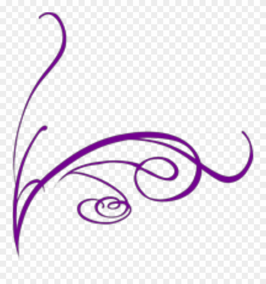 Ftestickers Sticker - Swirly Line Transparent Background Clipart