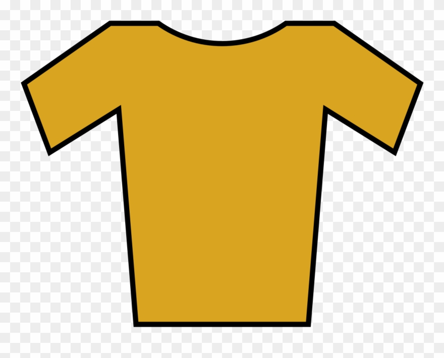 File - Jersey Goldenrod - Svg - Gold T Shirt Clip Art - Png Download