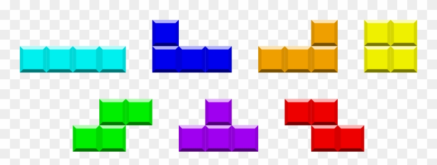 Image Result For Tetris - Tetris Pieces Clipart
