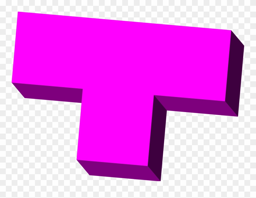 Open - T Tetromino Clipart