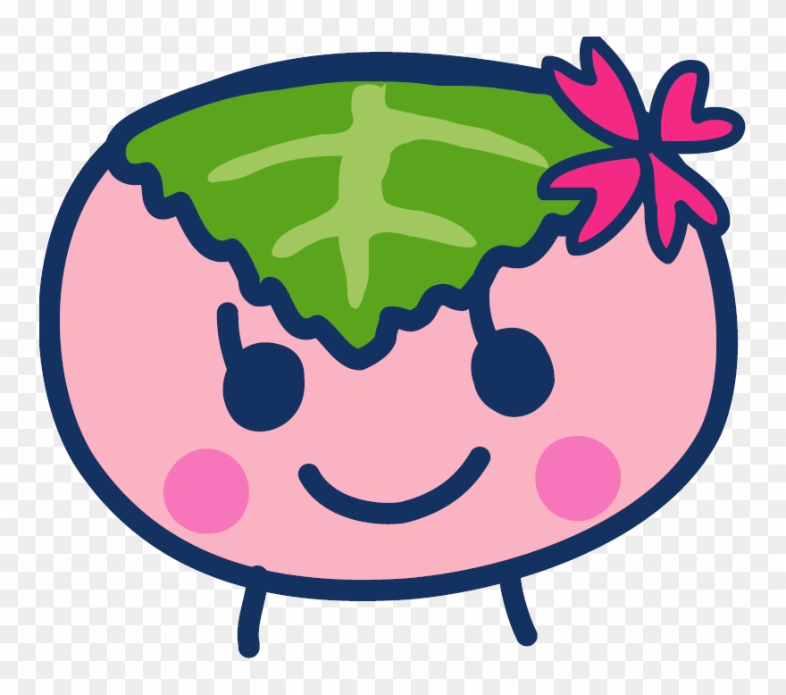 Sakuramotchi Blue - Tamagotchi Character Babies Clipart
