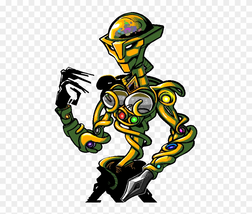 Pen Golem - Illustration Clipart