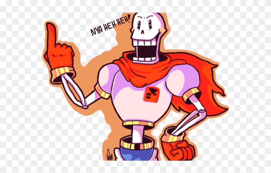Heh Clipart Transparent Background - Papyrus Undertale - Png Download