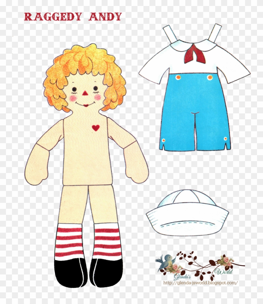 Paper Dolls - Raggedy Ann Clipart