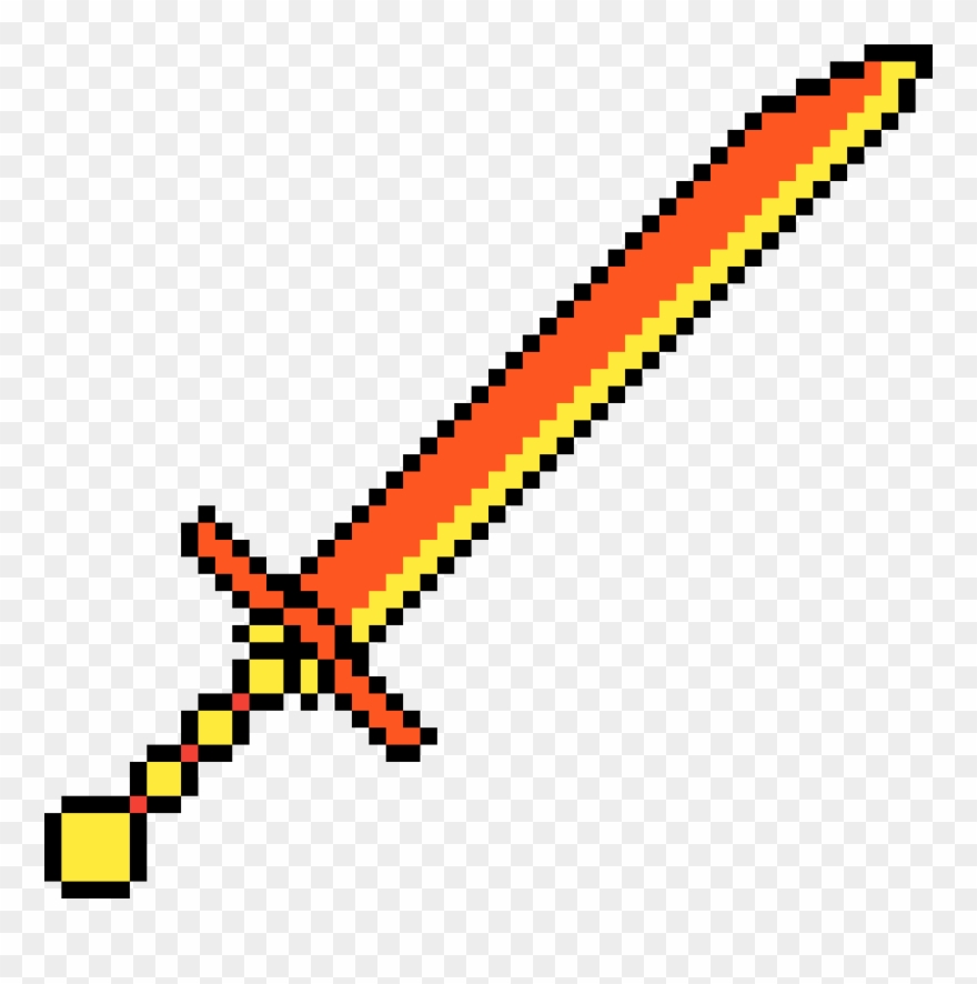 Longsword - Épée Minecraft Png Transparent Clipart