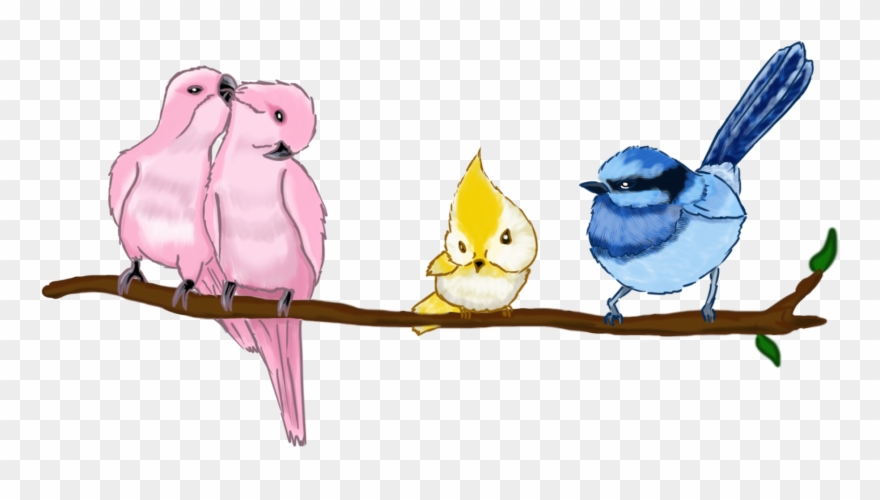 Dibujado A Mano Ilustración Lindo Pájaro Png Y Psd - Cartoon Clipart