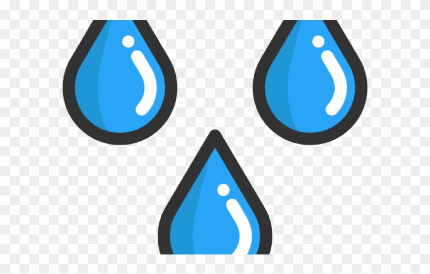 Raindrops Clipart Svg - Tear Drop Png Transparent Png