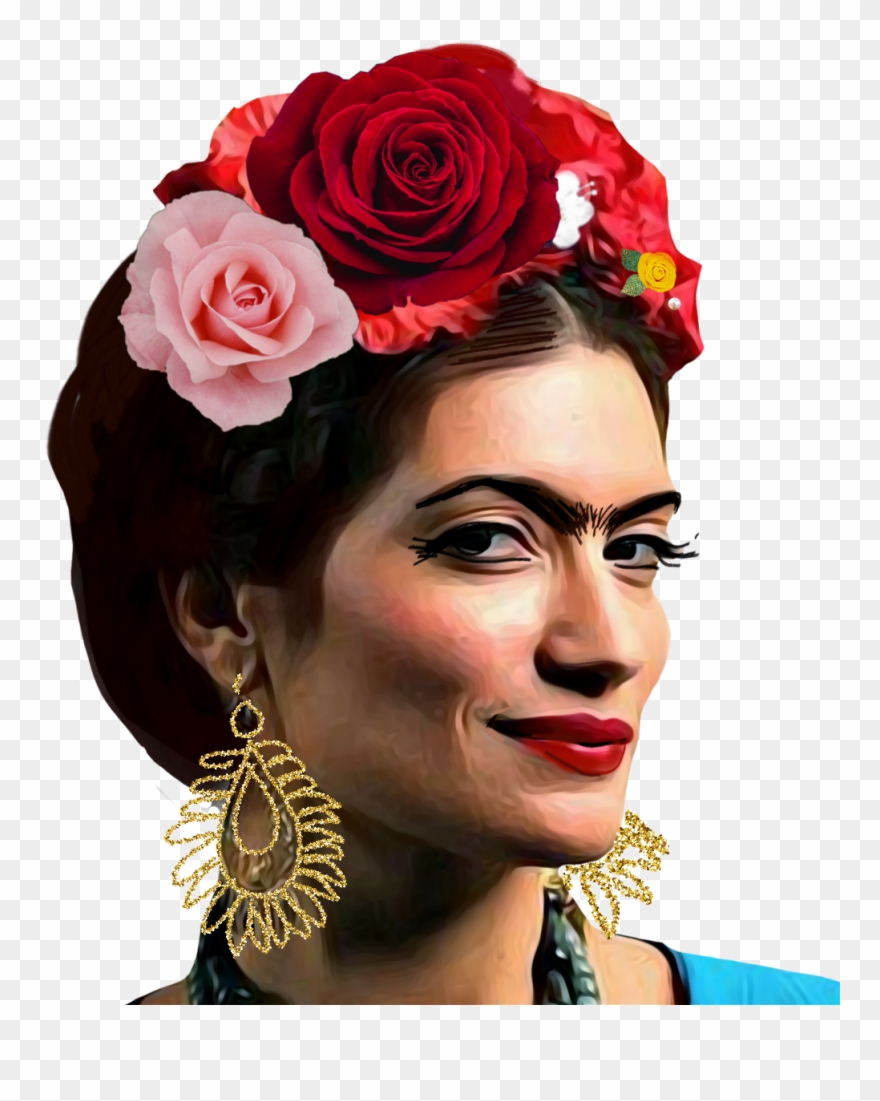 Fridaface Sticker - Garden Roses Clipart