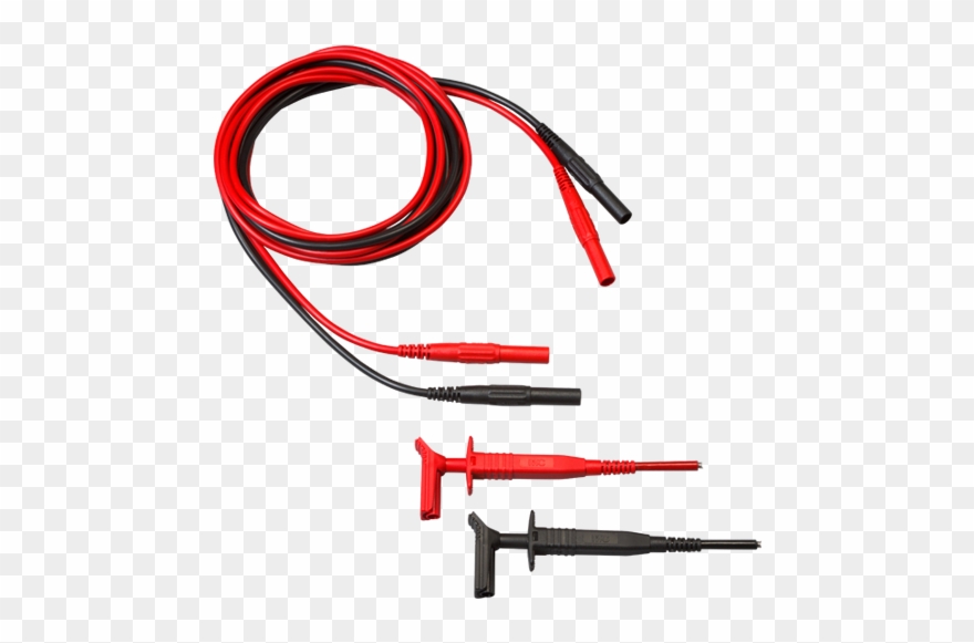 98025 Set Of Red And Black Grabber Clip - Png Download