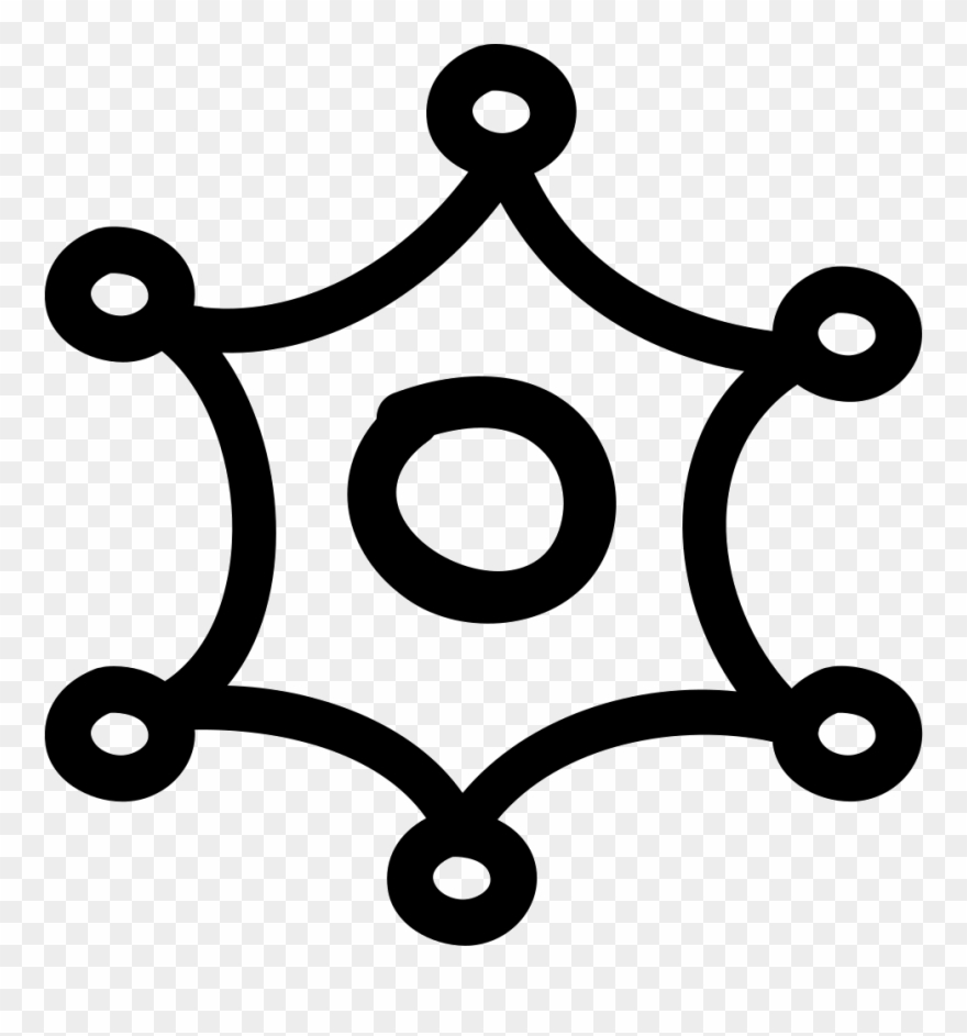 Star Of Six Points Variant Hand Drawn Symbol Comments - Symbol Clipart