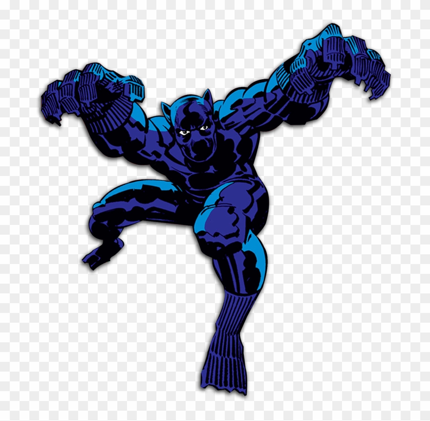 To Be Discovered And Listed, The Newly Acquired Marvel's - Black Panther Kirby Clipart