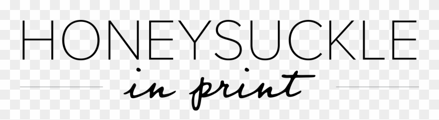 Honeysuckle In Print Honeysuckle Clipart