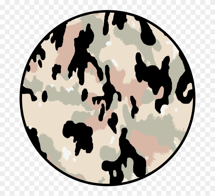 German Wwii Ss Leibermuster Faded Camo - Circle Clipart
