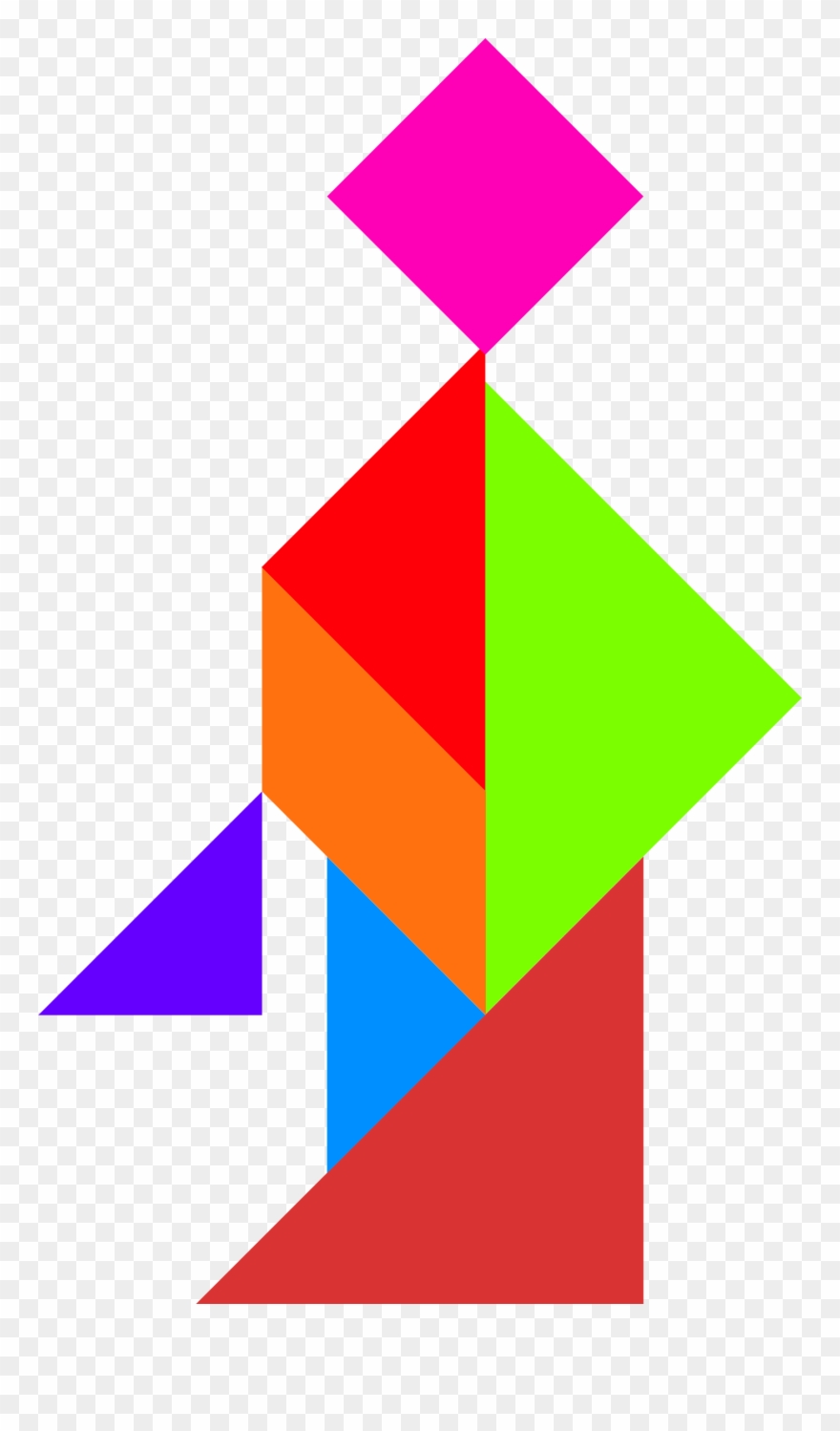 Clipart - Tangram - Tangram - Png Download