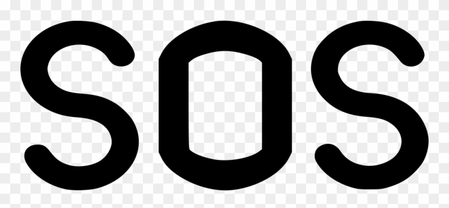 Sos Comments - Sos Png Icon White Clipart