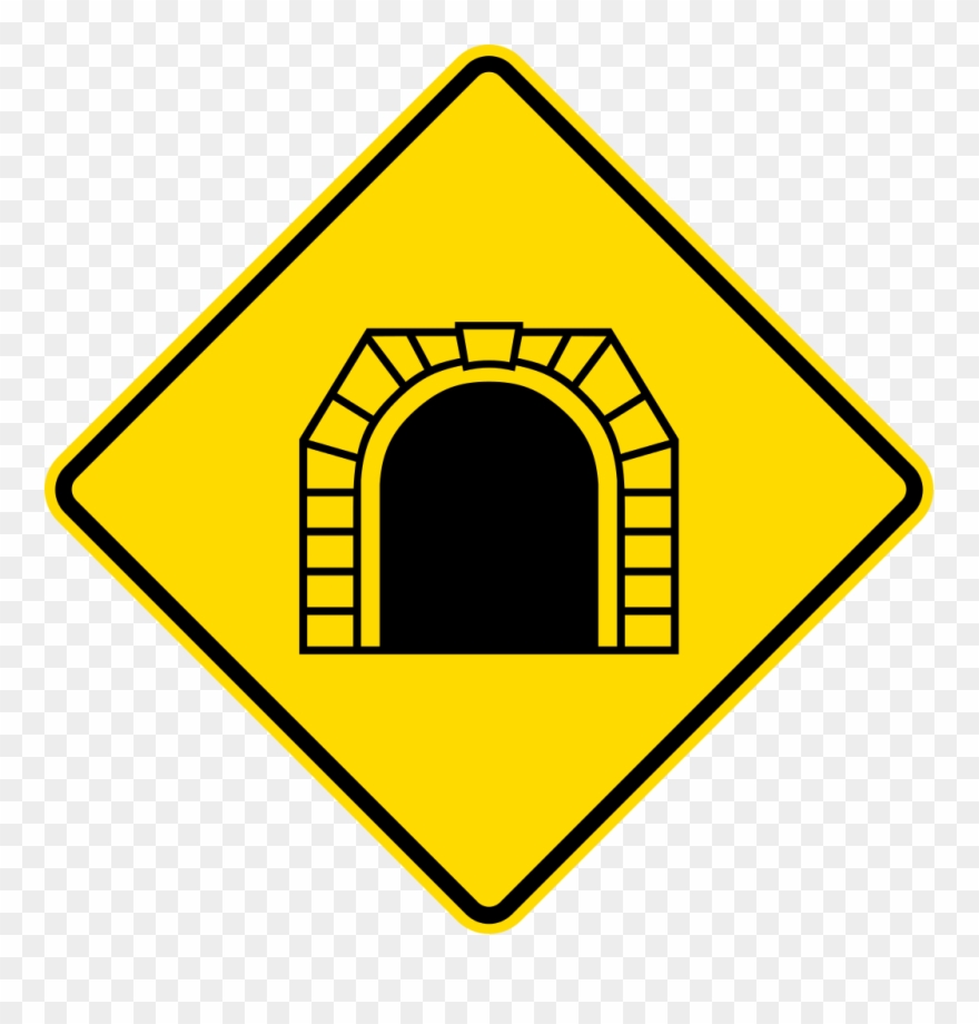 New Zealand Pw-52 - Lane Merge Sign Clipart