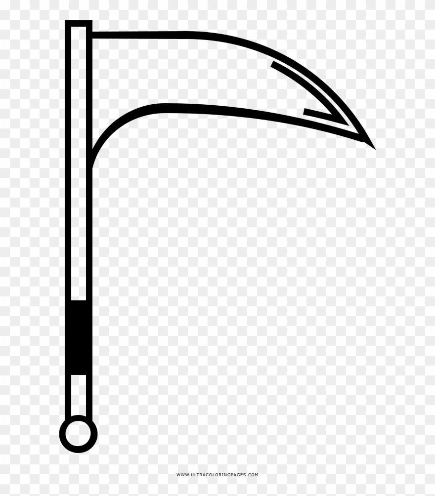 Scythe Coloring Page - Icon Clipart