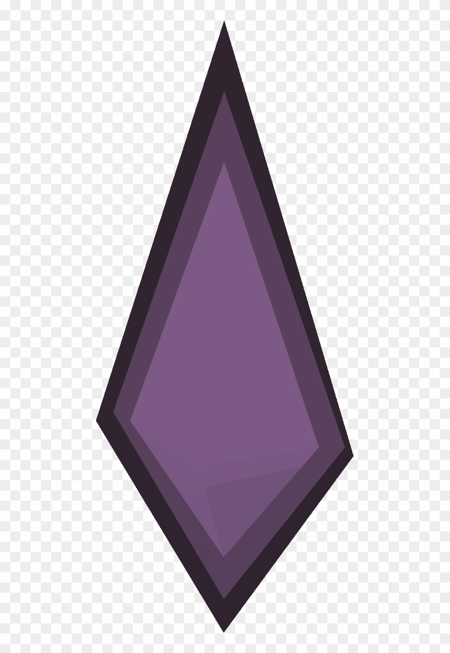 Verzik's Crystal Shard Is A Consumable Teleport Item - Triangle Clipart