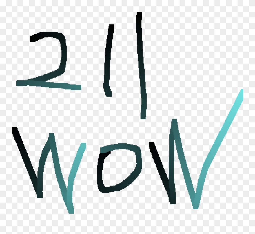 211 Follows Omg Thx - Calligraphy Clipart