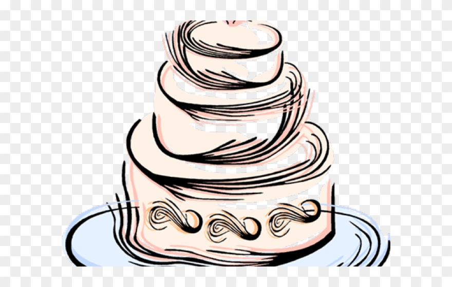 Wedding Cake Clipart Copyright Free - Birthday Cake Clip Art - Png Download