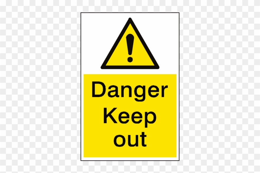 Keep Out Free Clipart Hq - Deep Water Warning Signs - Png Download