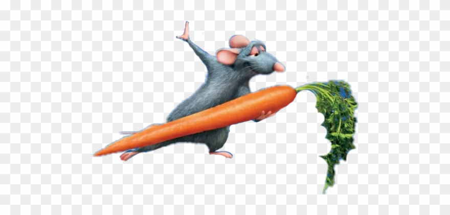 Carrot Sticker - Remy Ratatouille Clipart