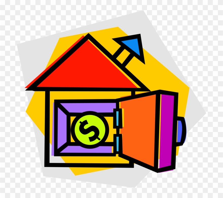 Vector Illustration Of Residential Real Estate Investment Clipart